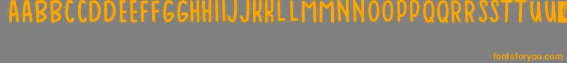 Baduy Font – Orange Fonts on Gray Background