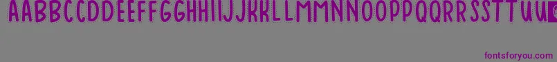 Baduy Font – Purple Fonts on Gray Background