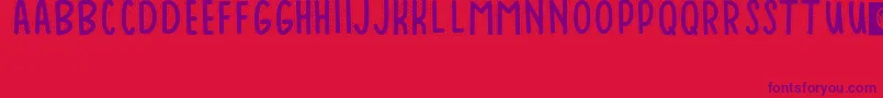 Baduy Font – Purple Fonts on Red Background