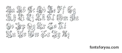 Zendaembossed Font