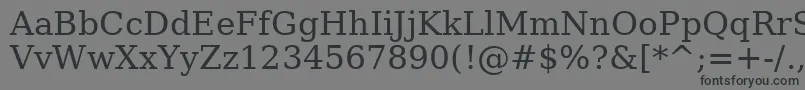 AeElectron-Schriftart – Schwarze Schriften auf grauem Hintergrund