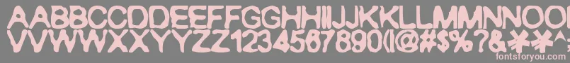 Ranxerox Font – Pink Fonts on Gray Background