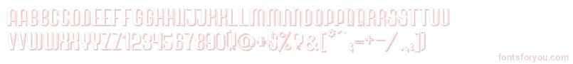 Quimbie3D Font – Pink Fonts on White Background