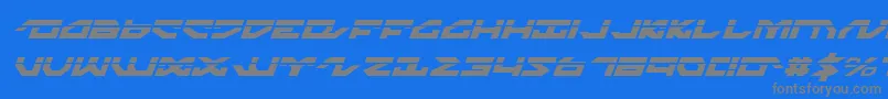 Więcej informacji o czcionce Nightrunnerlai Czcionka Nightrunnerlai – szare czcionki na niebieskim tle