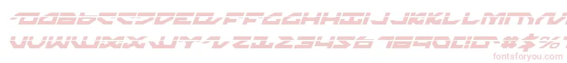 Nightrunnerlai Font – Pink Fonts on White Background
