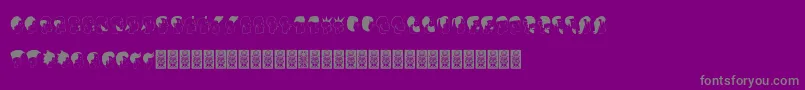 Saiba mais sobre a fonte Profilsdcoxy Fonte Profilsdcoxy – fontes cinzas em um fundo violeta