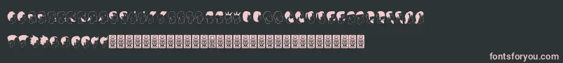 More about Profilsdcoxy Font Profilsdcoxy Font – Pink Fonts on Black Background