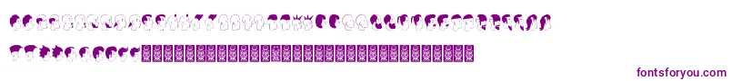 Profilsdcoxy-fontti – violetit fontit