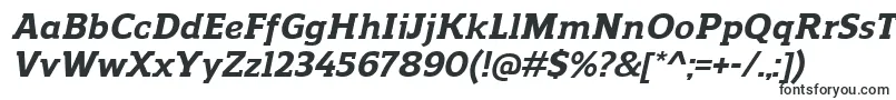 ReganslabExtrabolditalic-fontti – Kiinteän leveyden fontit