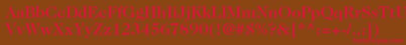fuente Caslon224stdMedium – Fuentes Rojas Sobre Fondo Marrón