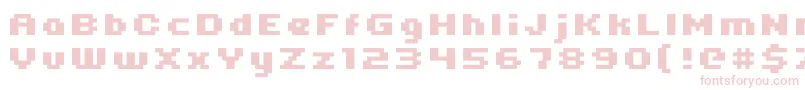 Uni0564 Font – Pink Fonts on White Background
