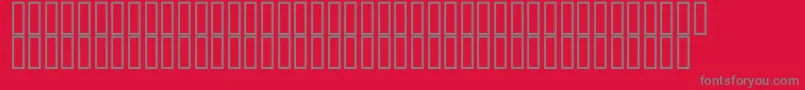Soil500 Font – Gray Fonts on Red Background