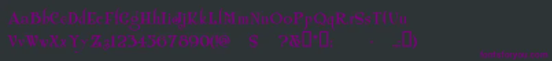 Shanln Font – Purple Fonts on Black Background