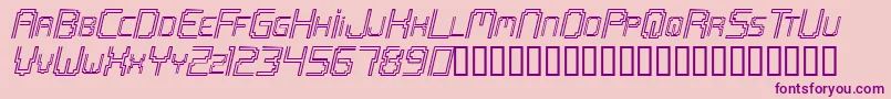 Openmi Font – Purple Fonts on Pink Background