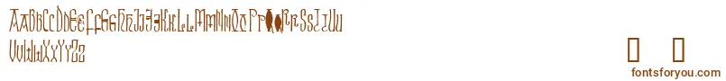 Шрифт Brigida – коричневые шрифты на белом фоне