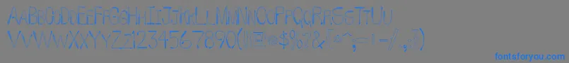Подробнее о шрифте WhipFont Шрифт WhipFont – синие шрифты на сером фоне