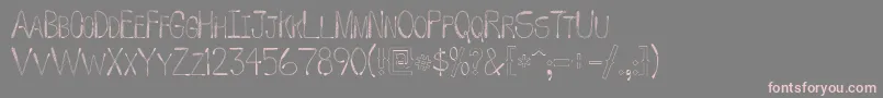 WhipFont Font – Pink Fonts on Gray Background