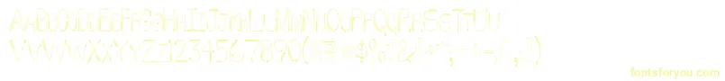 WhipFont-fontti – keltaiset fontit
