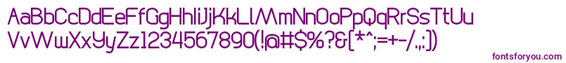 DigicityRegular Font – Purple Fonts on White Background