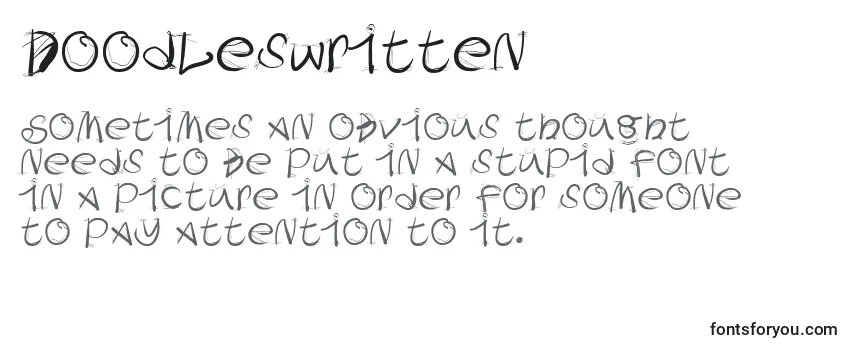 Шрифт Doodleswritten