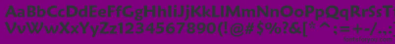 MaiandraGdDemiBold Font – Black Fonts on Purple Background