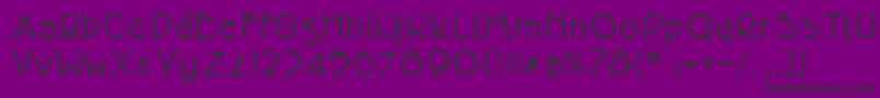 Cupolabold Font – Black Fonts on Purple Background