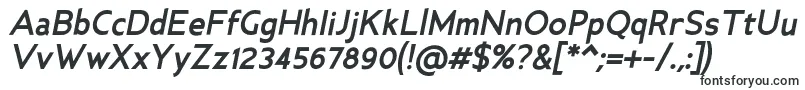 AncillaryBolditalic Font – OTF Fonts