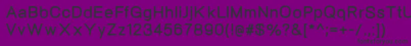 NeogramBold Font – Black Fonts on Purple Background