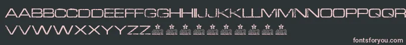 AuroraPersonalUse Font – Pink Fonts on Black Background