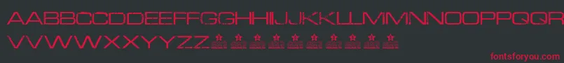 AuroraPersonalUse Font – Red Fonts on Black Background