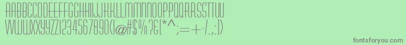 SanasoftAstaire.Kz Font – Gray Fonts on Green Background