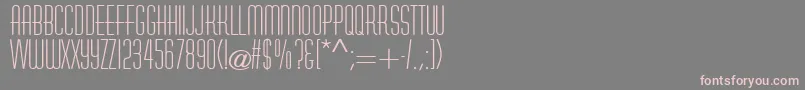 SanasoftAstaire.Kz Font – Pink Fonts on Gray Background