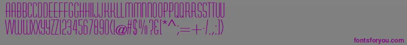 SanasoftAstaire.Kz Font – Purple Fonts on Gray Background
