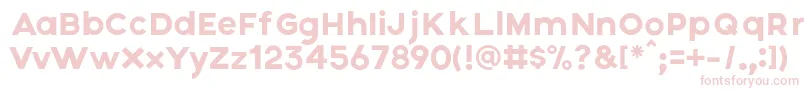 Axis-fontti – vaaleanpunaiset fontit