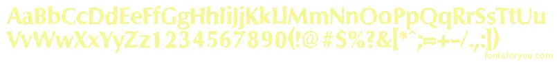 ColumbiarandomXboldRegular Font – Yellow Fonts