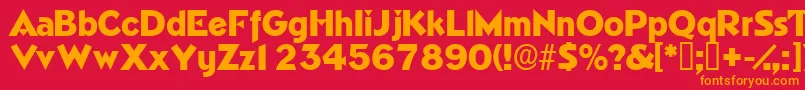 More about Tricornedisplayssk Font Tricornedisplayssk Font – Orange Fonts on Red Background