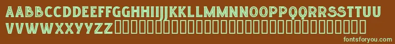 Lgfelucidartitularesreg Font – Green Fonts on Brown Background