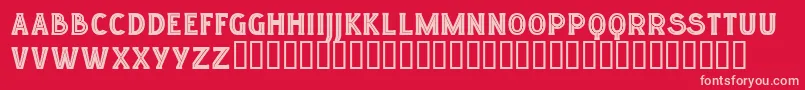 Lgfelucidartitularesreg Font – Pink Fonts on Red Background