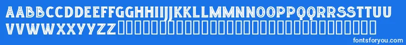 Lgfelucidartitularesreg Font – White Fonts on Blue Background