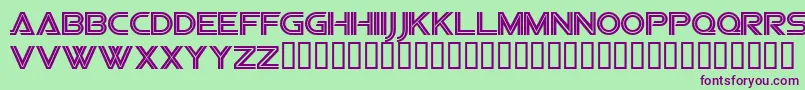 ViperSquadron Font – Purple Fonts on Green Background