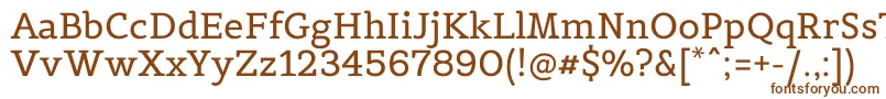 BelgranoRegular Font – Brown Fonts on White Background