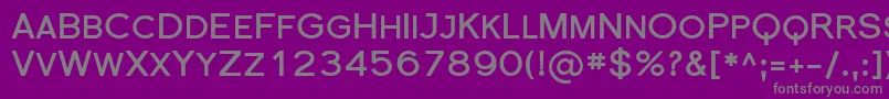 Weitere Informationen zur SfflorencesansscBold-Schriftart SfflorencesansscBold-Schriftart – Graue Schriften auf violettem Hintergrund