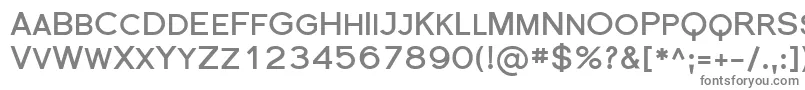 フォントSfflorencesansscBold – 白い背景に灰色の文字