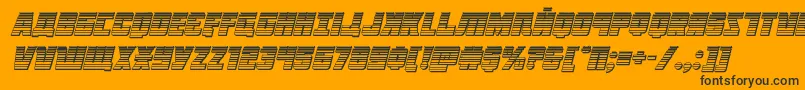 More about Octoberguardchromeital Font Octoberguardchromeital Font – Black Fonts on Orange Background