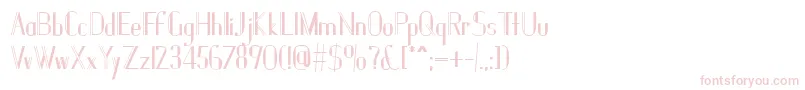 Janesville51B Font – Pink Fonts on White Background