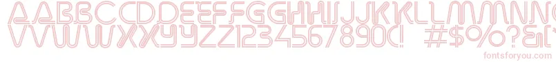Overdriveinlinealternate Font – Pink Fonts on White Background