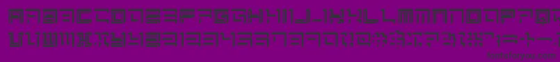 Sqrt Font – Black Fonts on Purple Background