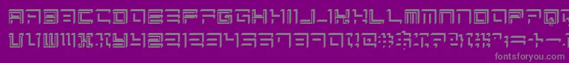 Sqrt Font – Gray Fonts on Purple Background