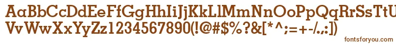 JaaksskBold Font – Brown Fonts on White Background