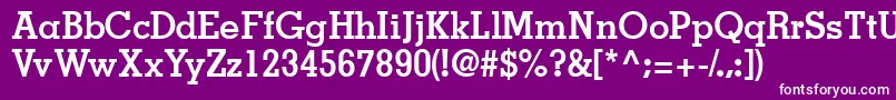 JaaksskBold Font – White Fonts on Purple Background